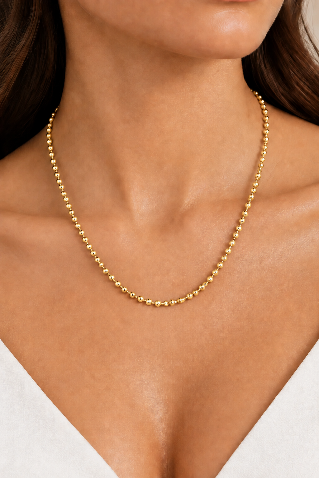 10K Yellow Gold Diamond-Cut Moon Cut Chain