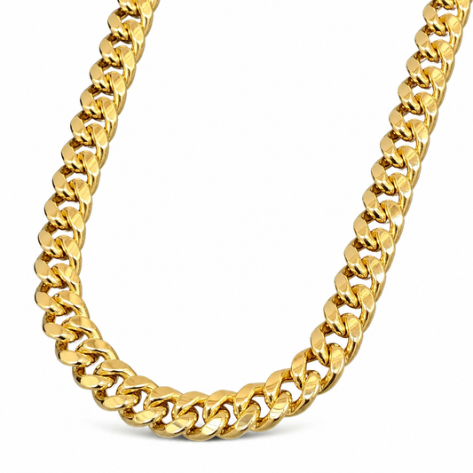14K Gold Hollow Miami Cuban Link Bracelet
