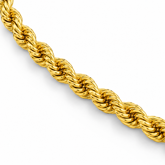10K Gold Solid Rope Chain