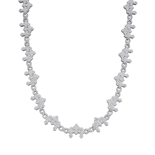 Infinity Cross Chain and Bracelet Setup