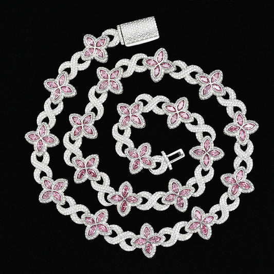 Moissanite Clover Necklace