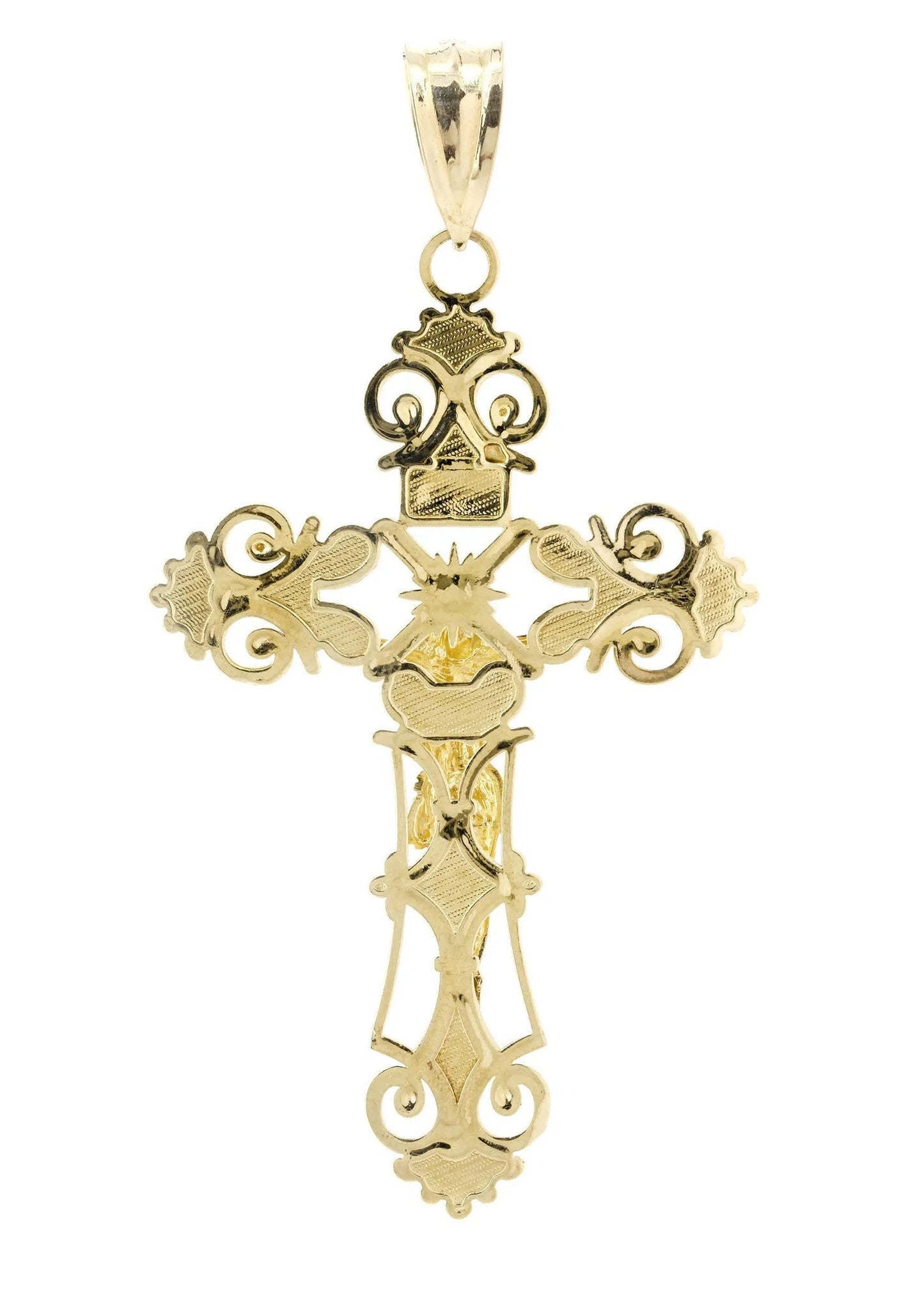 Big Gold Cross10K Yellow Gold Pendant. | 22 Grams