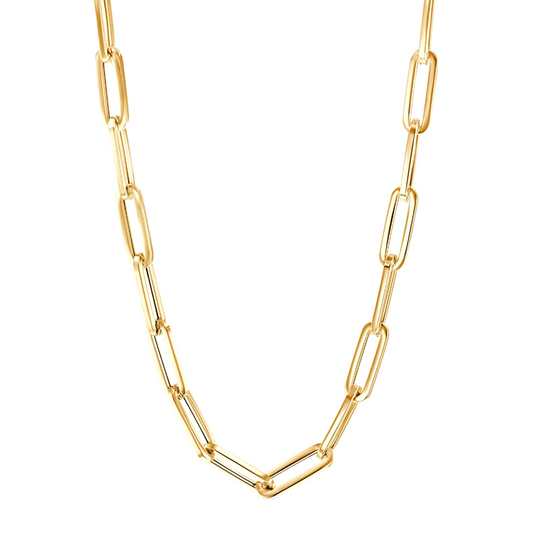 Paper Clip Chain - 10K Gold Chain