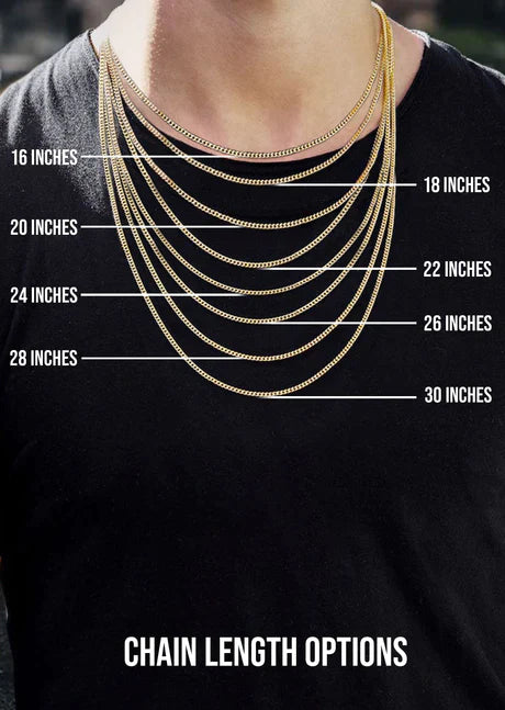 Silver Chain - Mens White Chain / Rope Chain