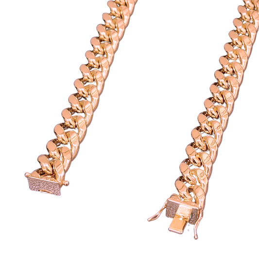 14k Miami Cuban Link Hollow