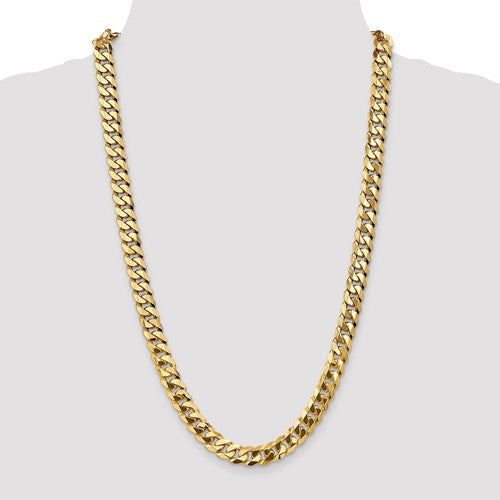 Cuban Link Hollow Chain - 14K Gold Chain