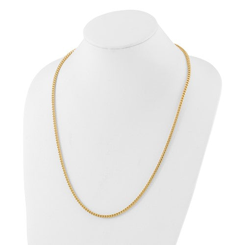 Gold Chain - Solid Franco Chain 14K Yellow Gold
