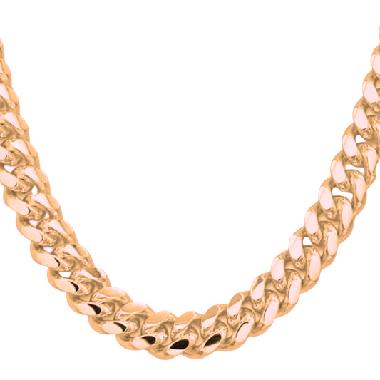 Silver Rose Gold Polish Chain