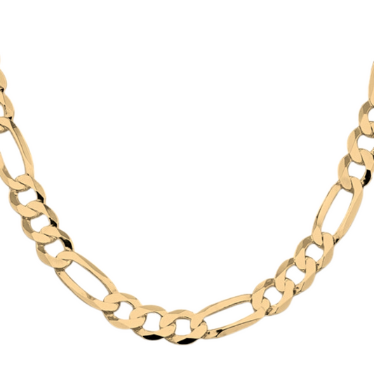 Gold Figaro Silver Chain