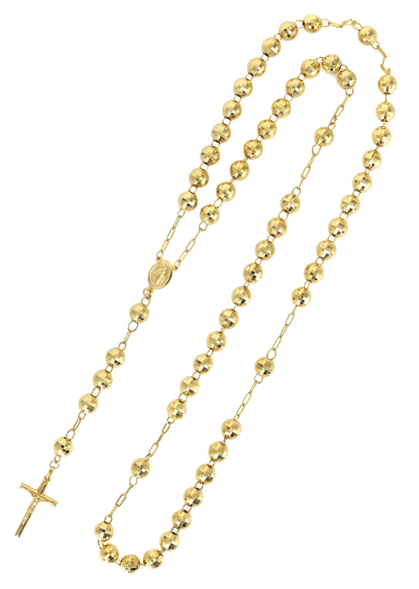 Rosary Yellow Gold Chain 10K