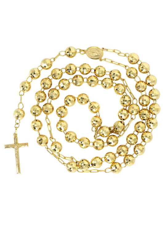 Rosary Yellow Gold Chain 10K
