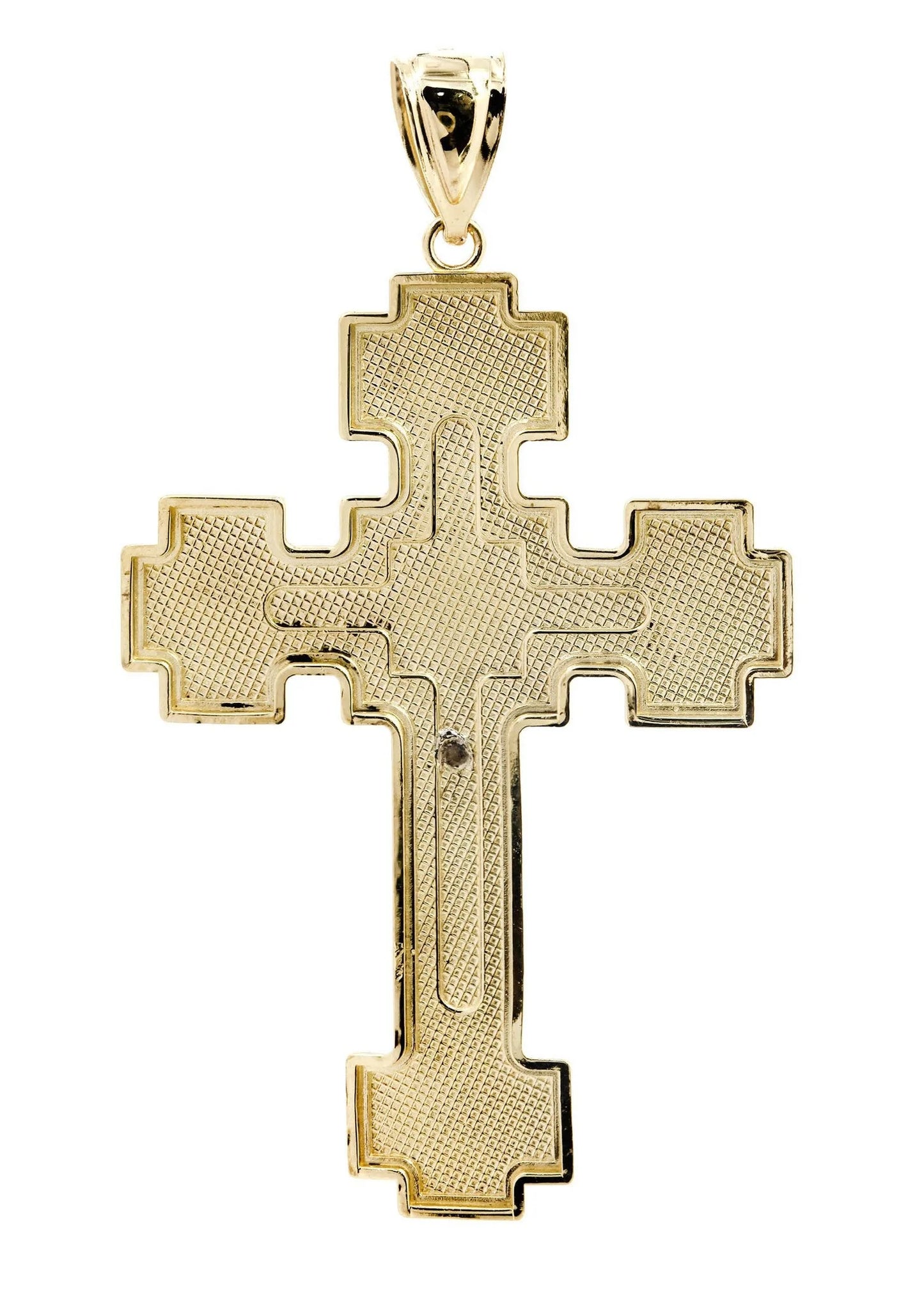 Big Gold Cross 10K Yellow Gold Pendant. | 7.1 Grams
