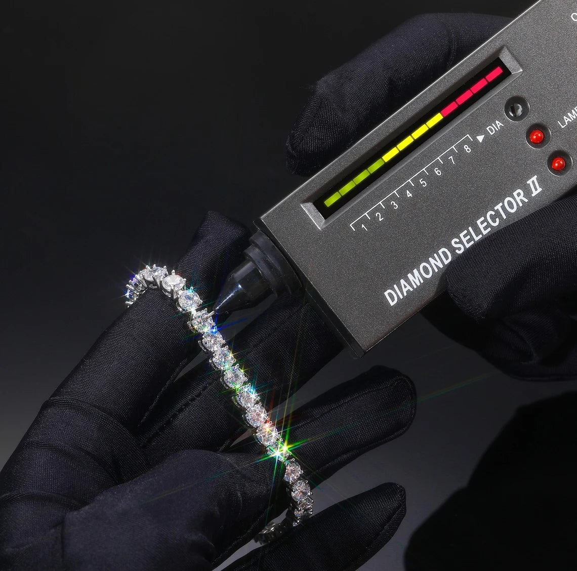 925 Silver Moissanite Tennis Bracelets