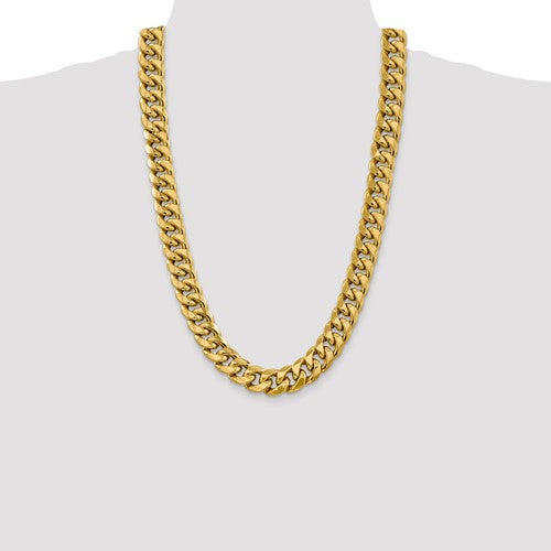 Miami Cuban Link Hollow - 14k Gold Chain