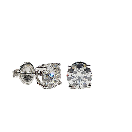 Moissanite Diamond Studs