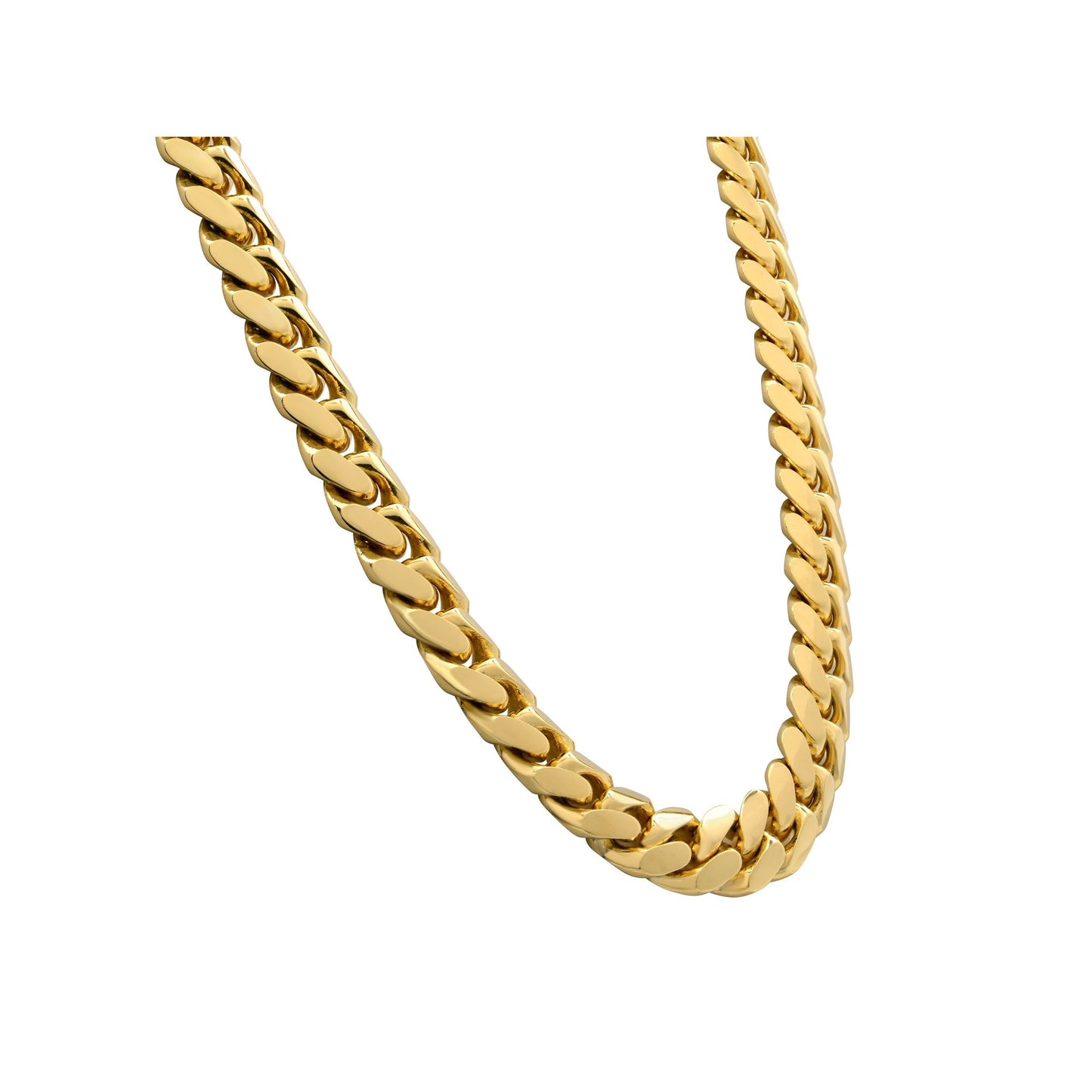 Heavy Solid 10KT Gold Miami Cuban Link Chain Customizable (6MM-13.5MM)