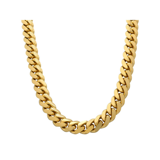 Miami Cuban Solid Link - 14k Gold Chain