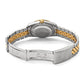 Pre-owned Rolex Datejust 36mm two-tone watch with black diamond dial and fluted bezel, additional view