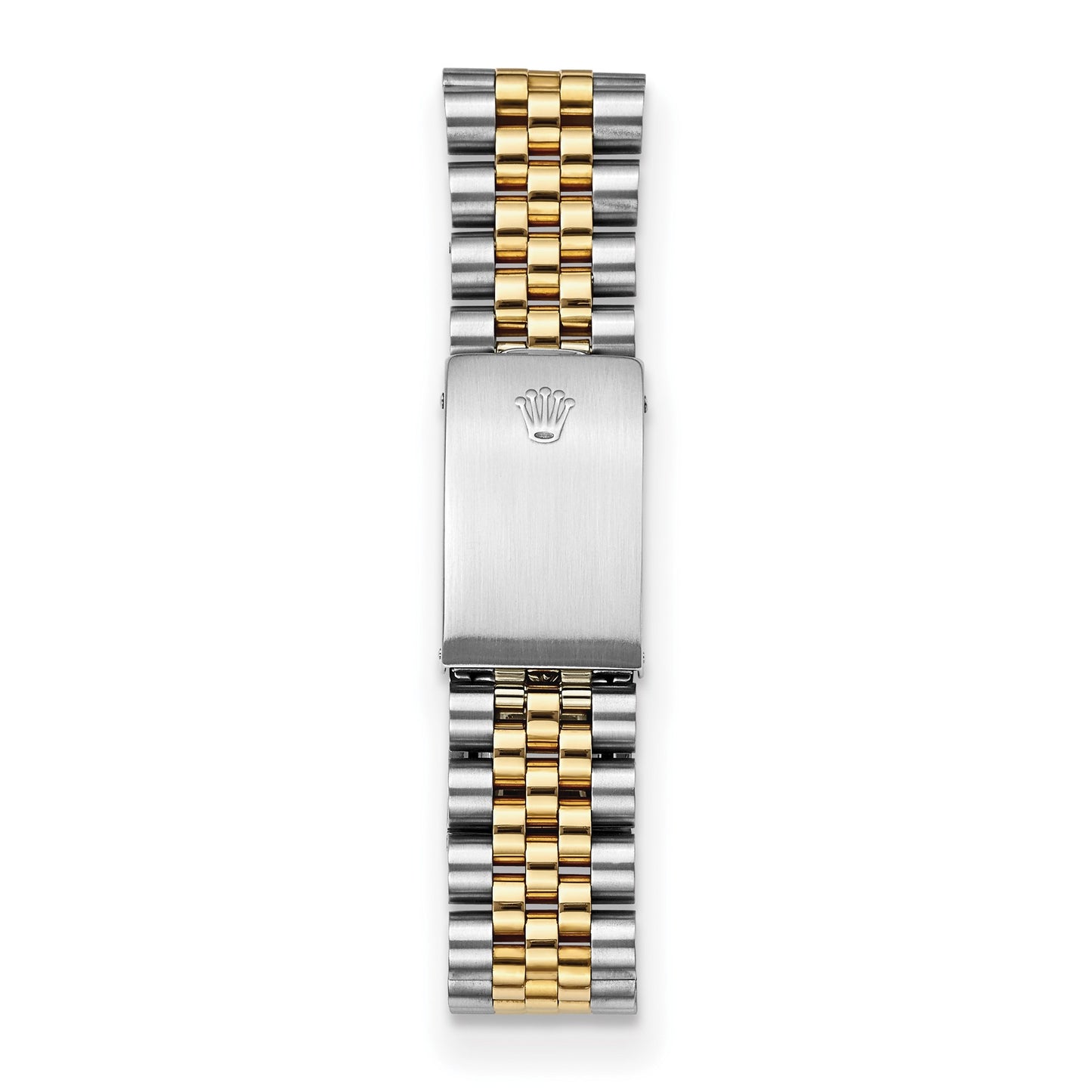 Two-tone steel and 18K yellow gold Jubilee bracelet and clasp on the pre-owned Rolex Datejust 36mm watch