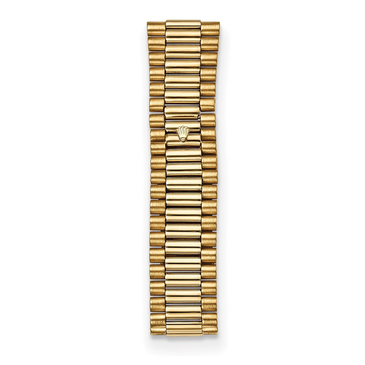 18K yellow gold President bracelet and clasp on the pre-owned Rolex Day-Date 36mm watch