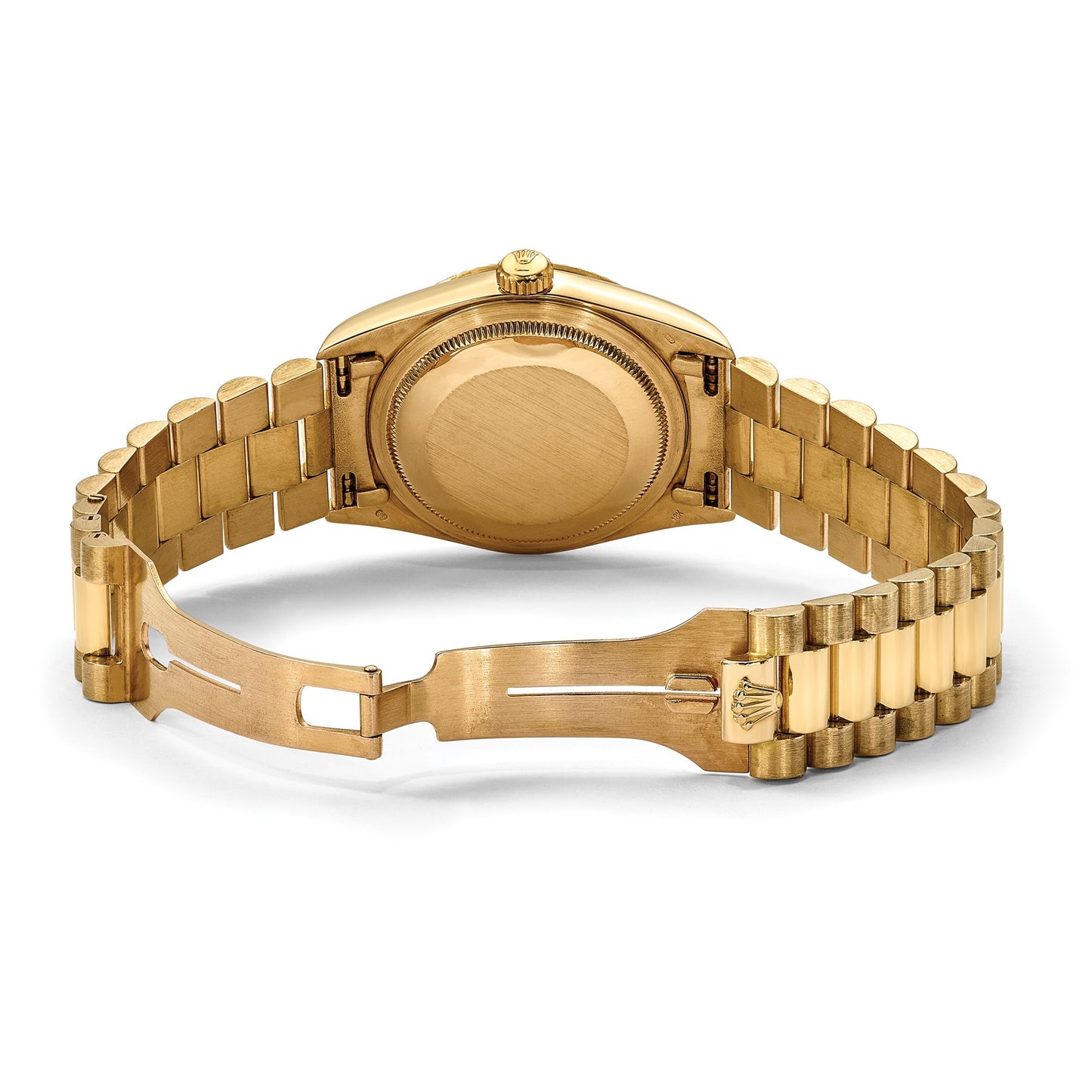 Pre-owned Rolex Day-Date President 36mm 18K gold watch with champagne diamond dial, additional view