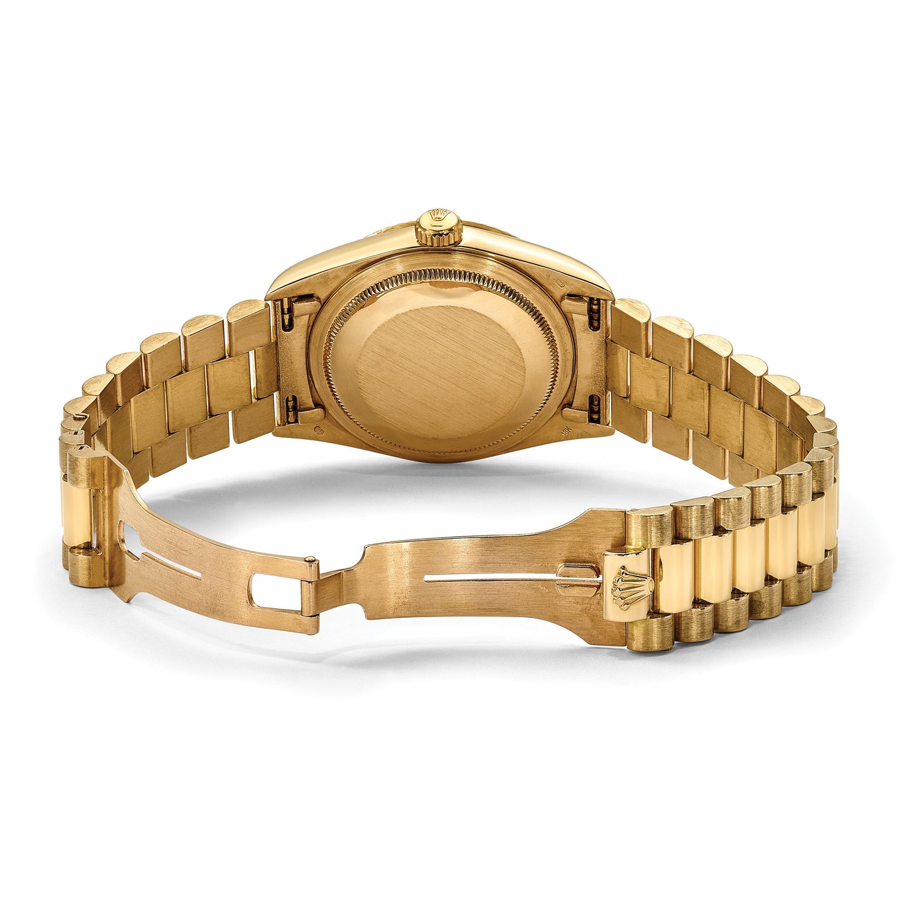 Pre-owned Rolex Day-Date President 36mm 18K gold watch with champagne diamond dial, additional view