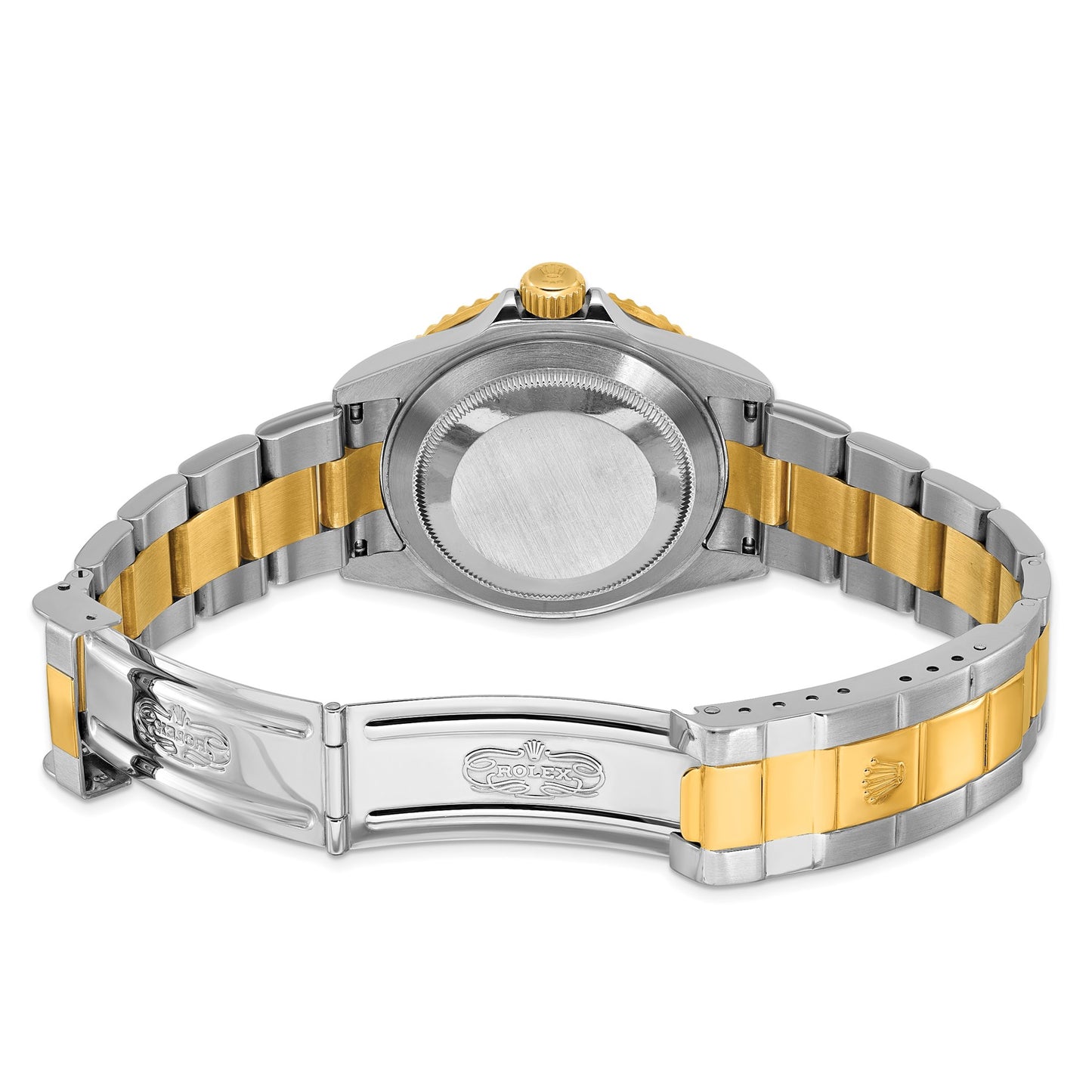 Pre-owned Rolex Submariner 40mm two-tone steel and 18K yellow gold watch with black dial, additional view