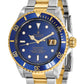 Pre-owned Rolex Submariner 40mm two-tone steel and 18K yellow gold watch with blue dial, another angle