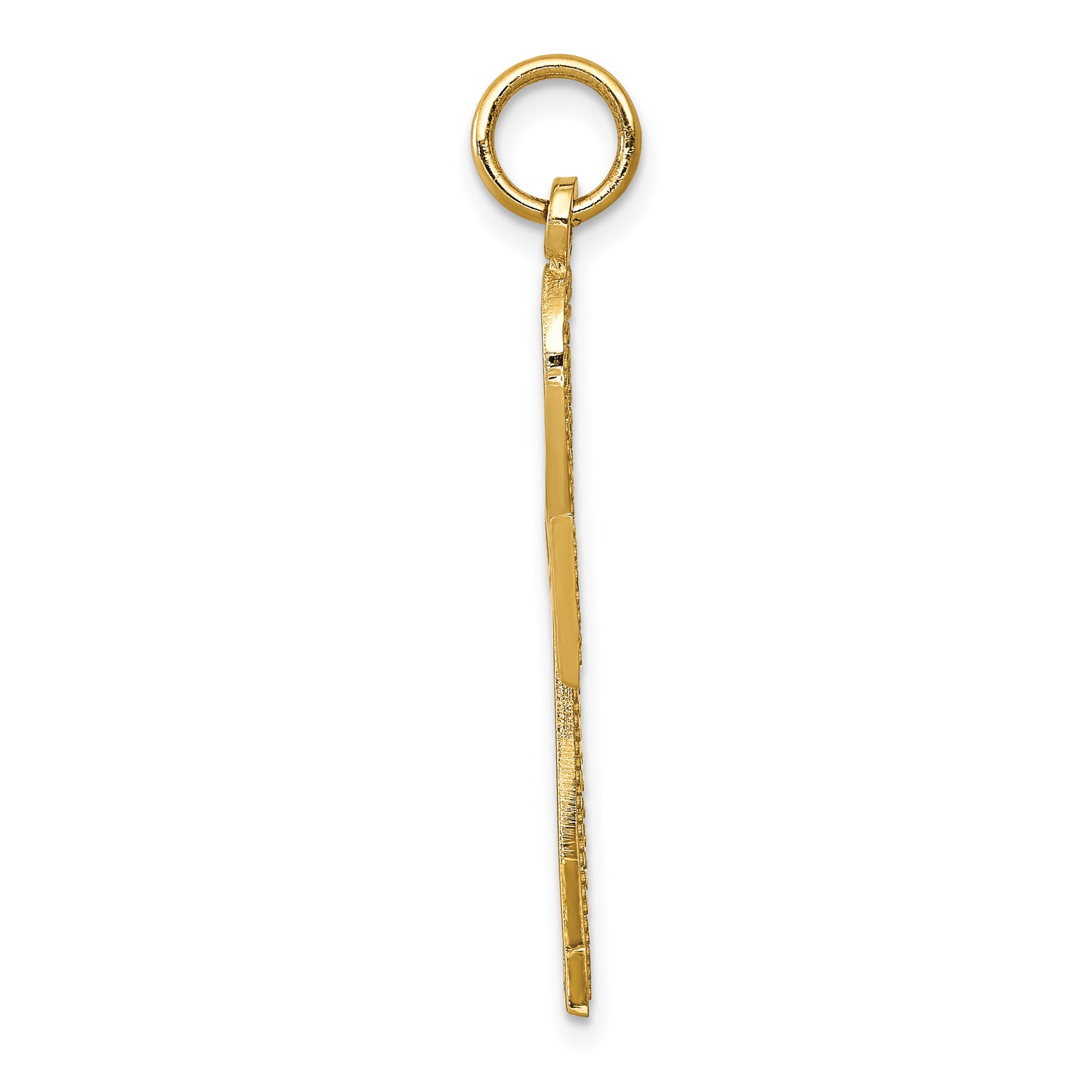 10K gold ankh cross pendant alternate view, large - 10C1475