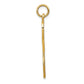 10K gold ankh cross pendant alternate view, large - 10C1475