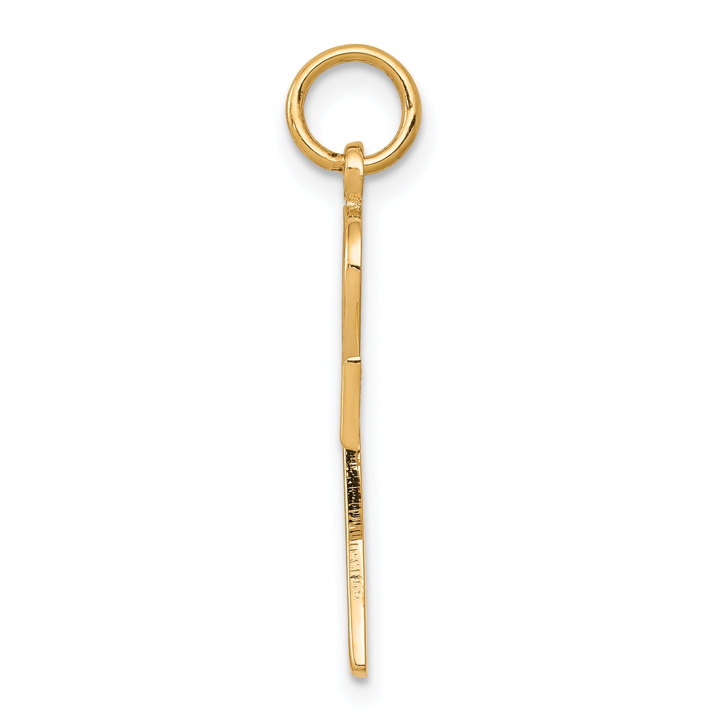 10K yellow gold Ankh cross pendant alternate view - 10C288