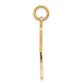 10K yellow gold Ankh cross pendant alternate view - 10C288