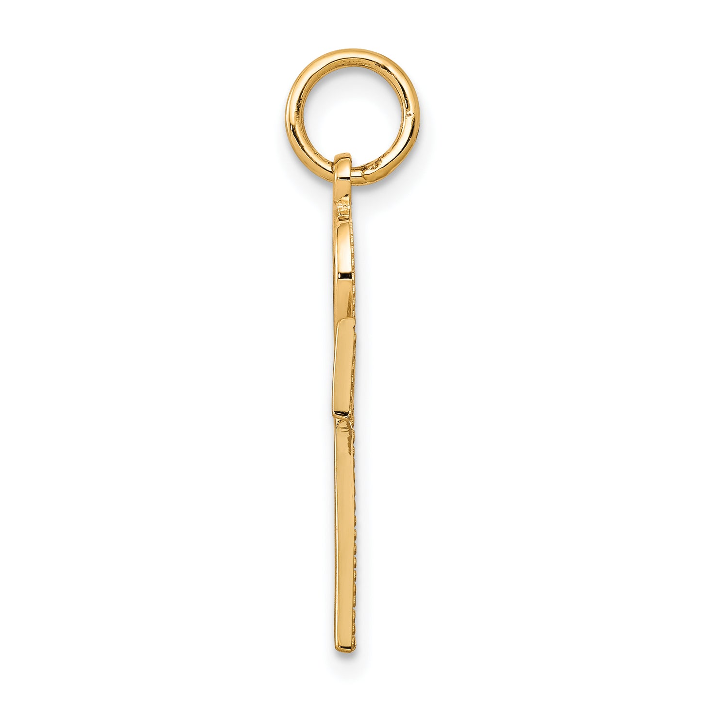 10K gold ankh cross pendant alternate view, small - 10C289