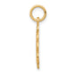 10K gold Eternal Life cross charm alternate view - 10C297