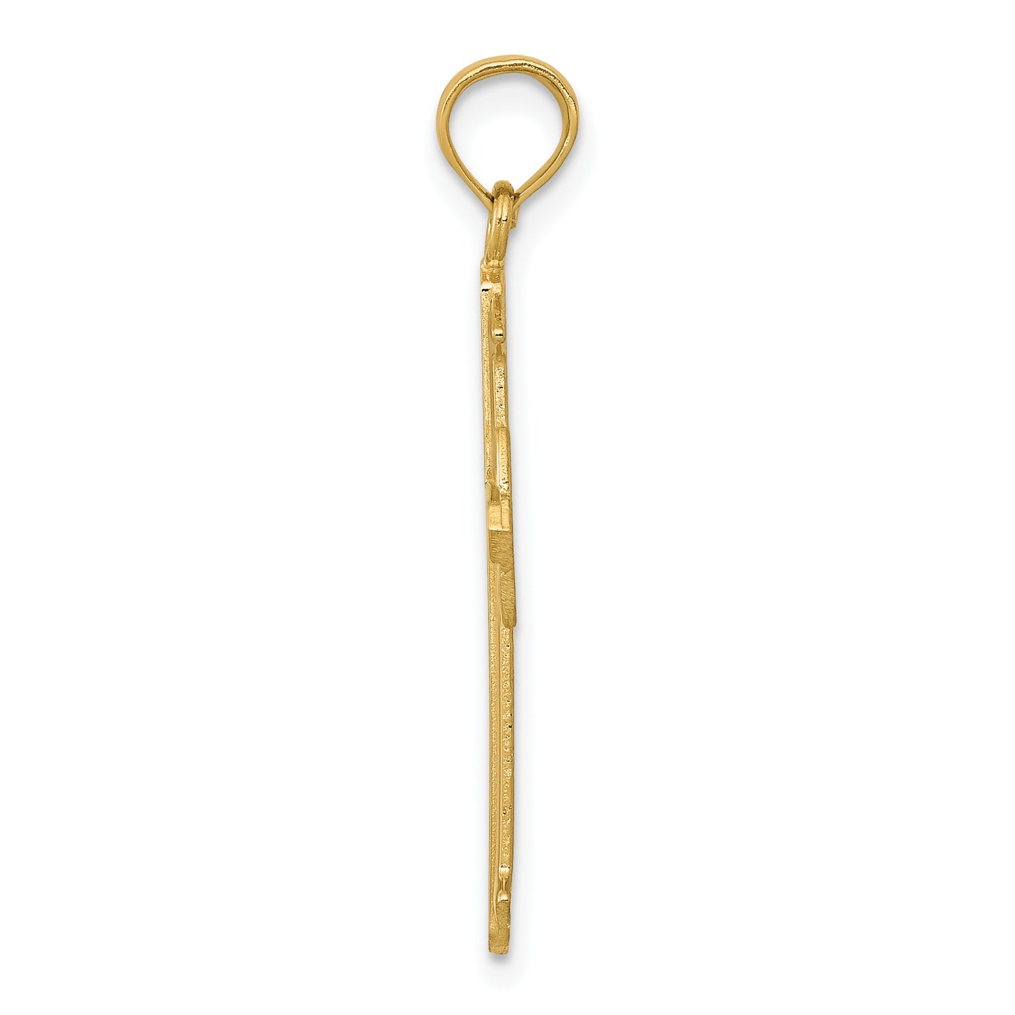 10K gold Passion cross pendant alternate view - 10D3521