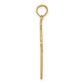 10K gold Passion cross pendant alternate view - 10D3521