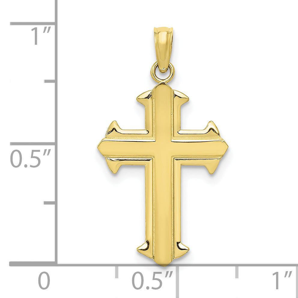 10K gold Passion cross pendant dimensions - 10D3521
