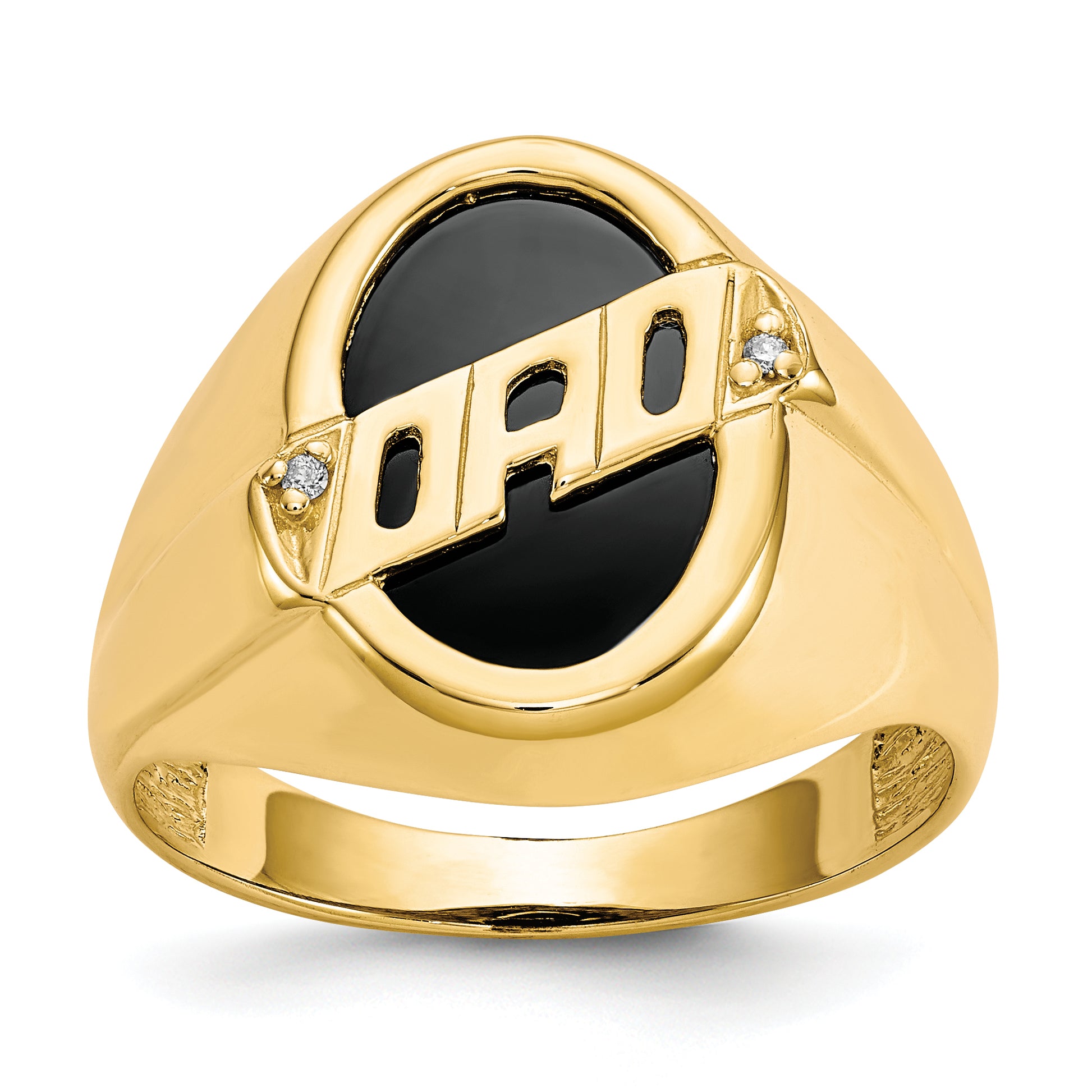 10K Yellow Gold DAD Ring Mounting 10X147B