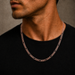 10K Rose Gold Hollow Figaro Chain