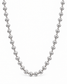 14K White Gold Diamond-Cut Moon Cut Chain