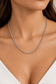 10K White Gold Diamond-Cut Moon Cut Chain