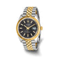 Pre-owned Rolex Datejust 41 reference 126333 two-tone steel and 18K gold watch with black dial and fluted bezel on a Jubilee bracelet