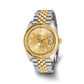 Pre-owned Rolex Datejust 41 reference 126333 two-tone steel and 18K gold watch with champagne dial and fluted bezel on a Jubilee bracelet