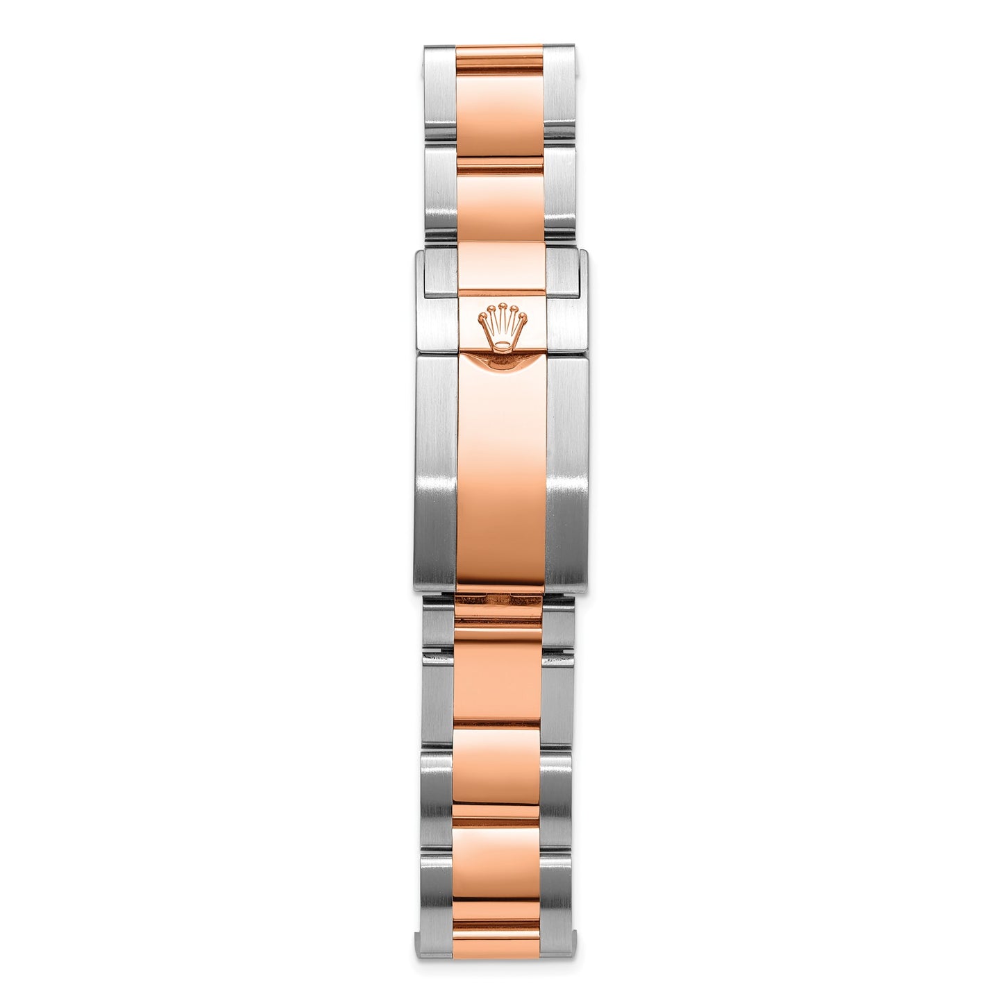 Steel and 18K rose gold Oyster bracelet and clasp on the pre-owned Rolex GMT-Master II watch