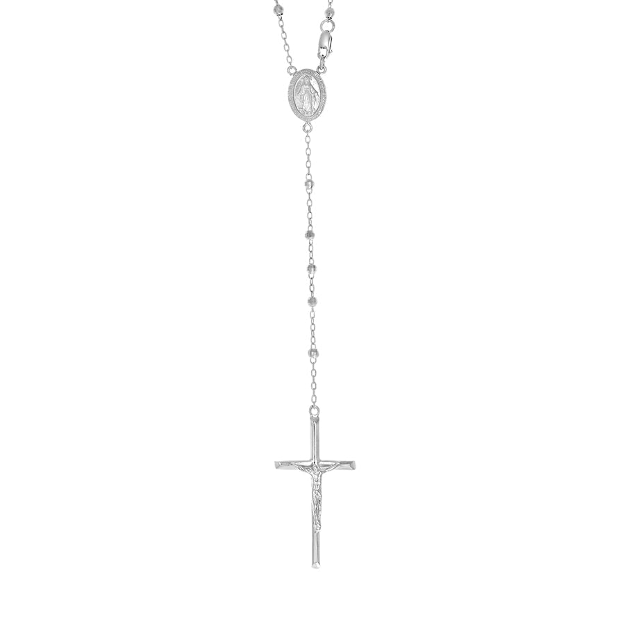 Silver rosary chain, 3 mm