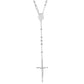 Silver rosary chain, 4 mm
