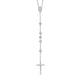 Silver rosary chain, 7 mm