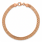 Rose Gold Plated Sterling Silver Bismark Bracelet