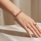 Rose Gold Plated Sterling Silver Bismark Bracelet