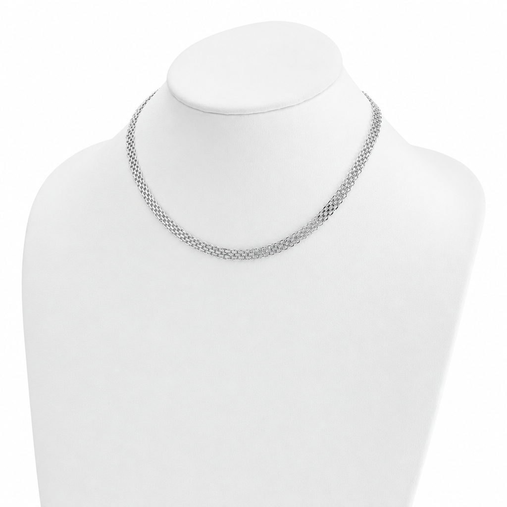 925 Sterling Silver Bismark Chain